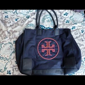 Tory Burch Ella Beaded Logo Nylon Mini